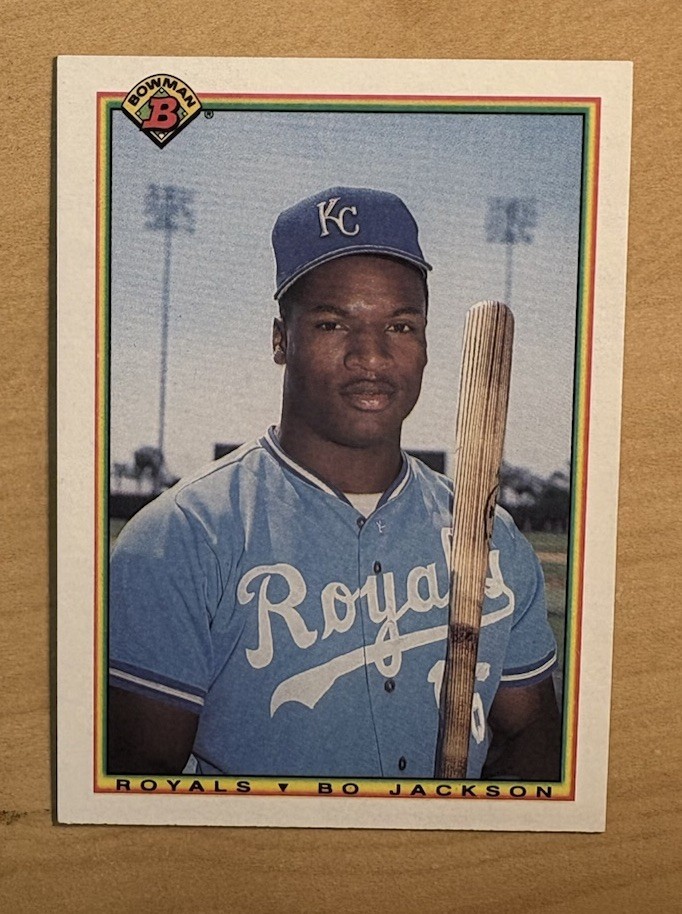 Bo Jackson 1990 Bowman Baseball Card #378, NM