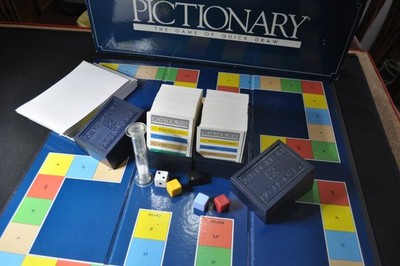 Vintage Pictionary 1993 The Game of Quick Draw. Parker Spiele. Familienspaß & Spiele