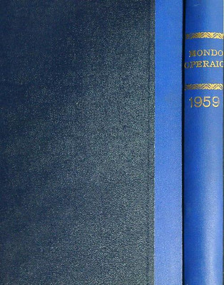 ARBEITERWELT JAHRGANG 1959 AA.VV. S.E.T.I. 1959 \ GEBUNDEN