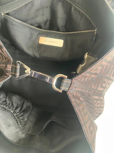 Borsa a tracolla GIVENCHY autentica logo 4G borsa a mano business formale casual - Foto 11 di 12