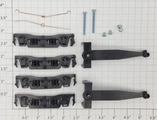 American Flyer AMM-840HR Plastic Streamline Passenger Truck Kit(Set of 2)