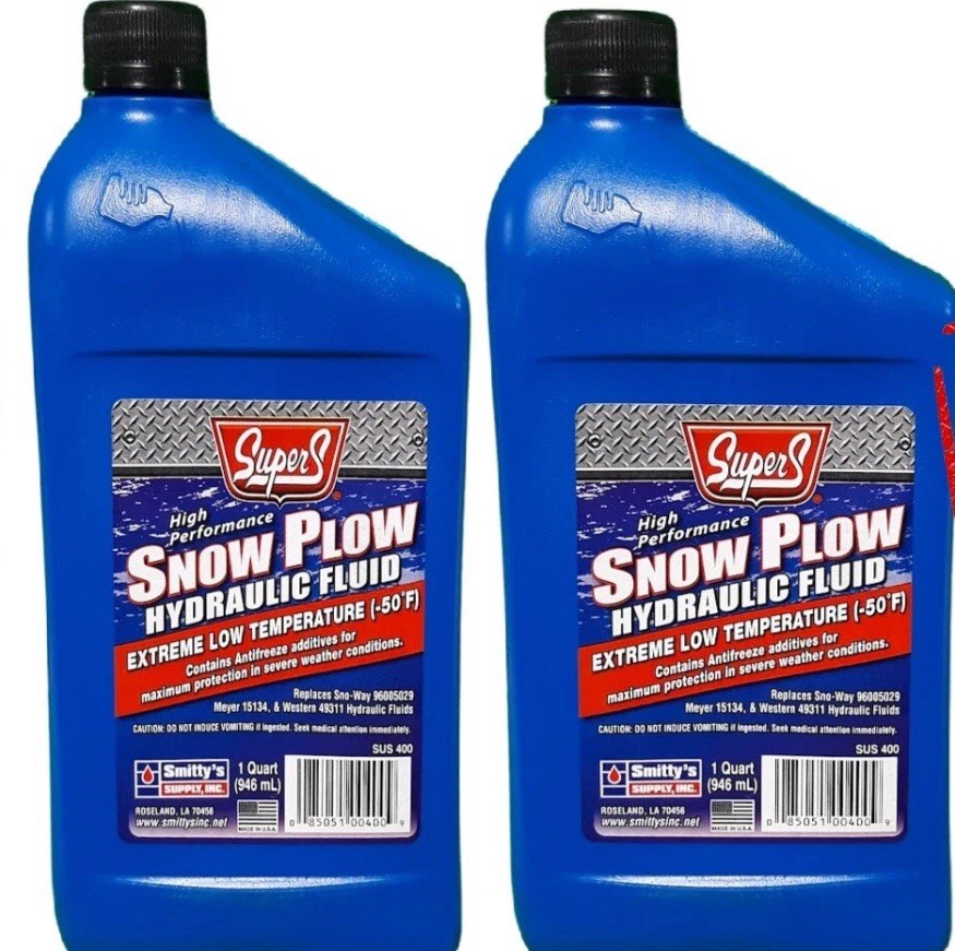 Snow Plow Hydraulic Fluid Super S Extreme Low Temperature (-50) SUS 400 2 Quarts