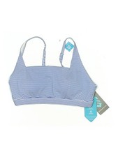 NWT Free Country Women Blue Swimsuit Top S