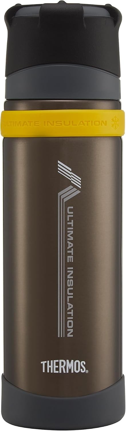 Thermos Charcoal Ultimate Flask 500ml Reusable Insulated Stainless Steel - Image 3