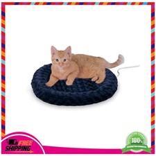 K H Pet Products Thermo-Kitty Fashion Splash Heated Cat Bed Small 18 Inch Round