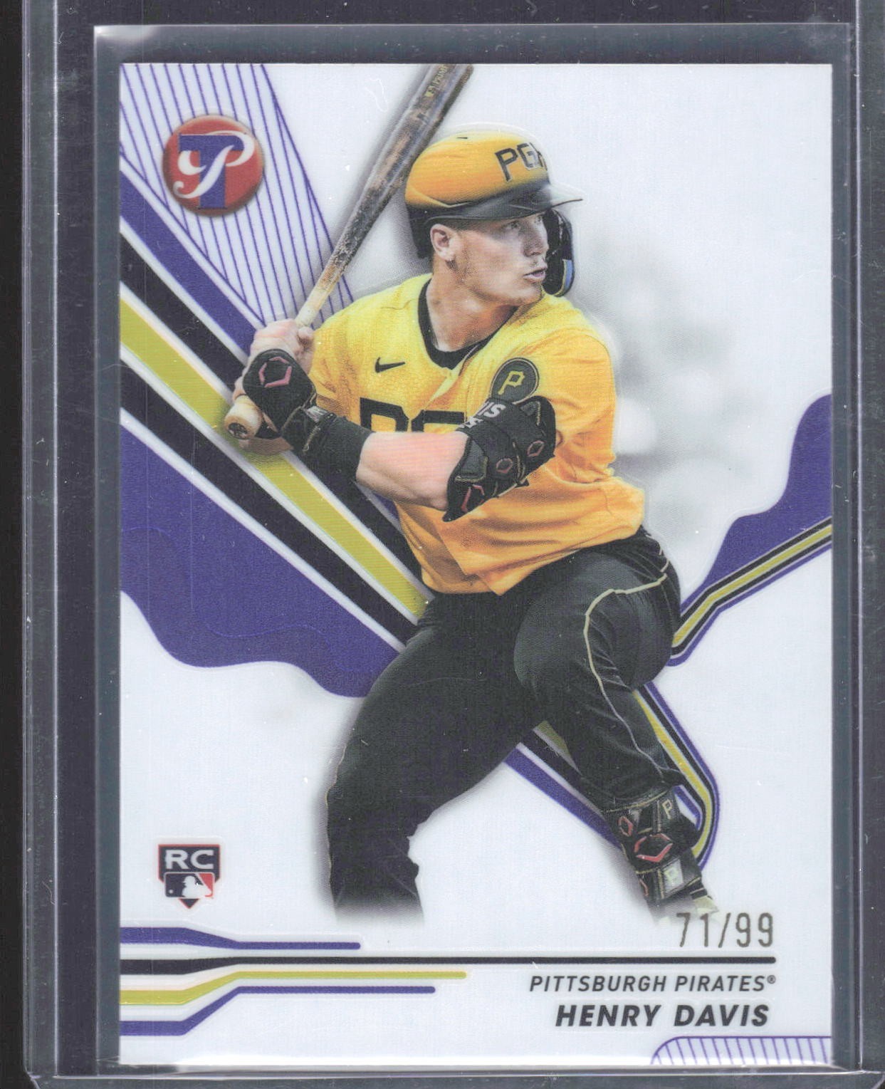 2024 Topps Pristine Purple Refractor /99 RC HENRY DAVIS