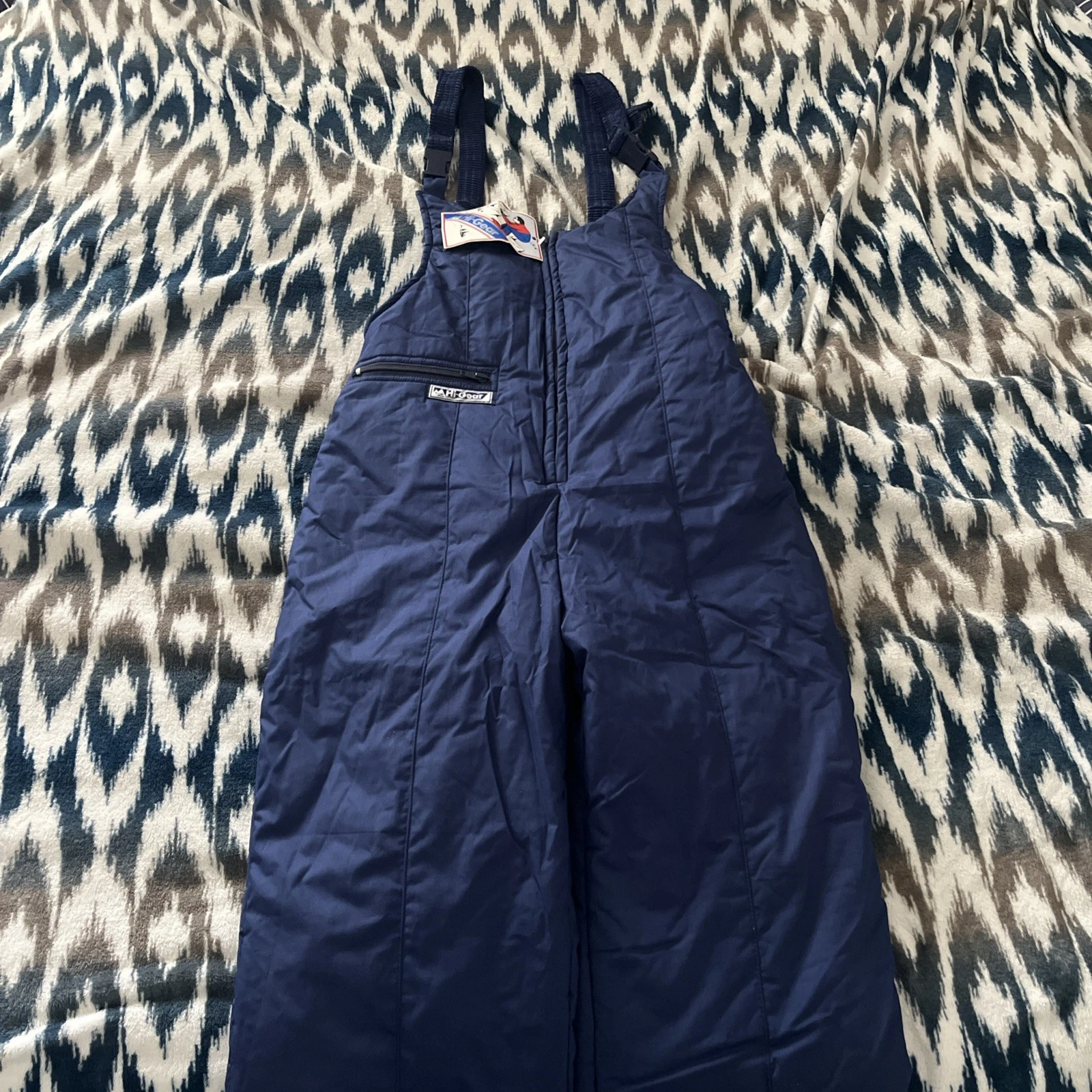 Vintage Hi-Gear Ski/padded Trousers Dungerees Scalopettes Size XL . Ex.condition