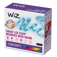 WiZ Smart RGB LED Strip Light, 15 m Cut to Fit, 16 Million Colors, Dynamic Scene