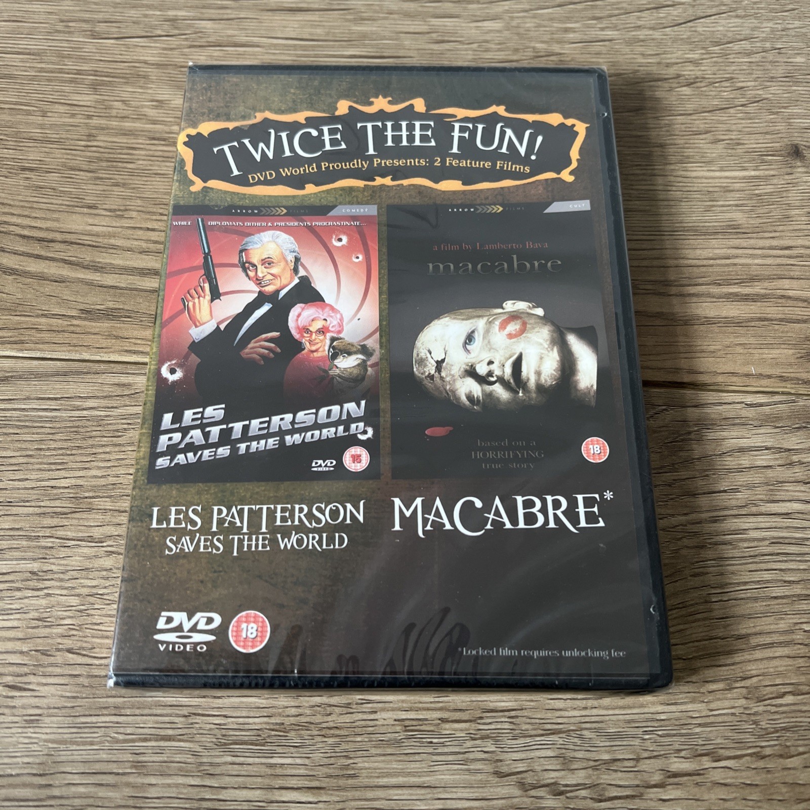 Les Patterson Saves The World / Macabre DVD New and Sealed
