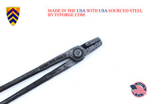 FIERY FURNACE FORGE - Flat Jaw Tongs - MADE IN USA