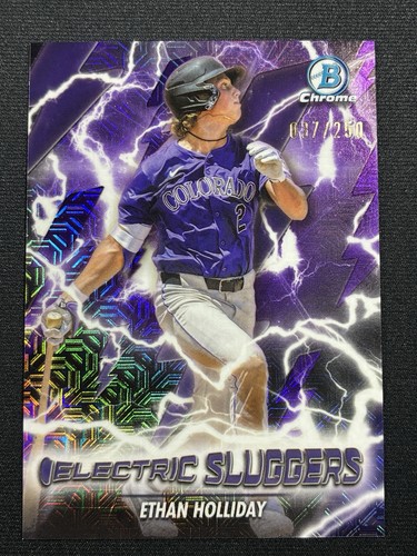 Ethan Holliday #ES-13 2026 Bowman Electric Sluggers card