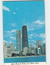 Postcard John Hancock Center & Water Tower Chicago Illinois USA