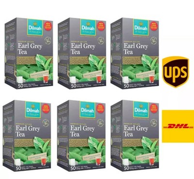 Dilmah earl grey pure Ceylon tea 50 Tea Bags 100g X 06 packs