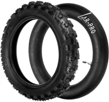 2.5-10" Off-Road Tire and Inner Tube Set - Dirt Bike with 