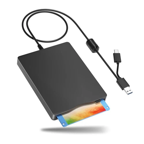 Lettore Floppy Disk, Unità Disco Floppy Esterna da 3,5 Pollici con USB Type5780