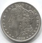1882-O- MORGAN SILVER DOLLAR - 90% SILVER - AU -LOT # 185