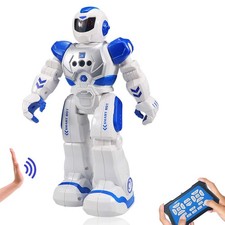 Suliper Remote Control Robot for 7 inches x 3.5 x 9 inches, Blue/White