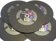 5 NORTON 12" CHOP SAW METAL CUT OFF WHEEL BLADE 89357 20MM GRINDING GAS MITER