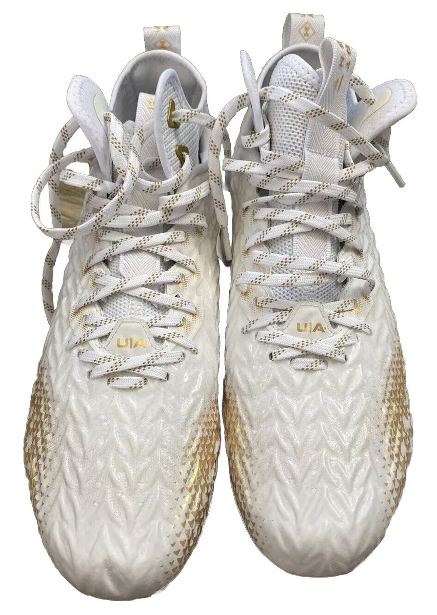 Under Armour Football Cleats MC Spotlight Clone White Gold  display picture 3