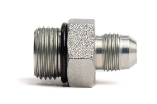 M JIC M ORB 3/4-16 A 3/4-16 B Hydraulic Hose Fitting FG6400-08-08 - Picture 2 of 6