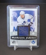 Luke Schenn Relic 2010-11 Upper Deck SP Game Used AF-LS Toronto Maple Leafs