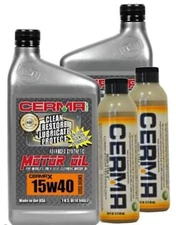 Cermax Diesel Ceramic Synthetic Oil Value Package for Semi Truck Engines