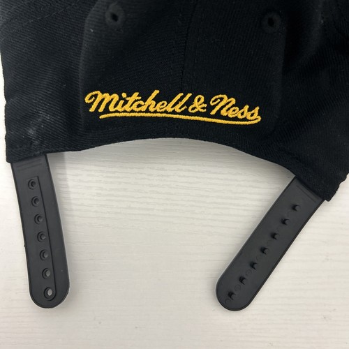 Golden State Warriors Mitchell & Ness Bars Logo SnapBack NBA Hat Cap Wool Blend - Picture 14 of 15