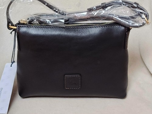 Dooney & Bourke Florentine Rosie Crossbody Shoulder Bag Black/Black - Picture 2 of 12