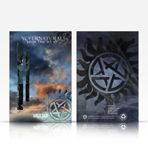OFFICIAL SUPERNATURAL GRAPHIC SOFT GEL CASE FOR SAMSUNG TABLETS 1 - Picture 7 of 12