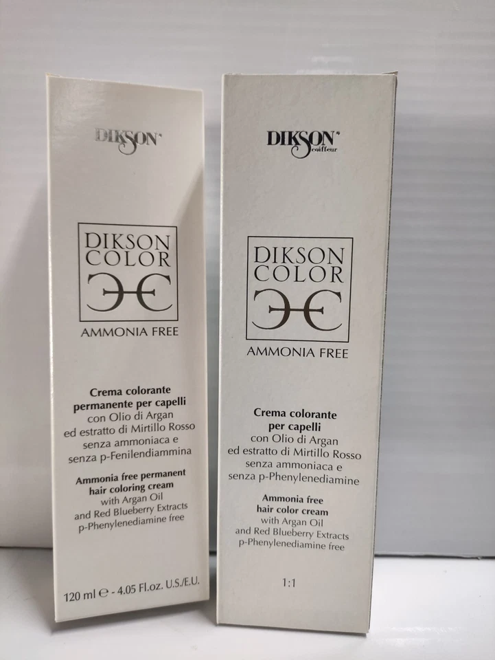DIKSON COLOR AMMONIA FREE Tintura Tinta Crema Colorante Prof.le per Capelli - Immagine 3 di 4