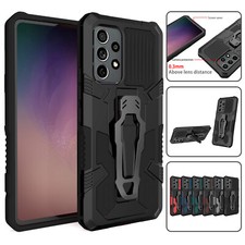 For Samsung Galaxy A54 A35 A23 A14 Shockproof Armor Bracket Belt Clip Case Cover