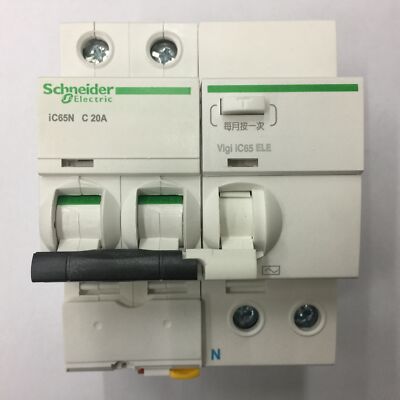 1PCS NEW IC65N 2P C20A 30MA Leakage switch Schneider | eBay