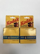  2 Vintage KODAK EKTACHROME 160 SUPER 8 Color Movie FILM EG 464 Expired Type G