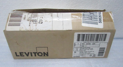Leviton 004-69586-U89 Cat 6 Flat Universal Patch Block, 12-Port, Black [CTA]