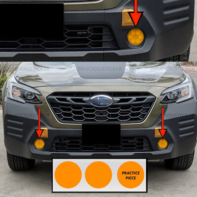 FOR 2022-2025 Subaru Wilderness Outback Amber Fog Light Front