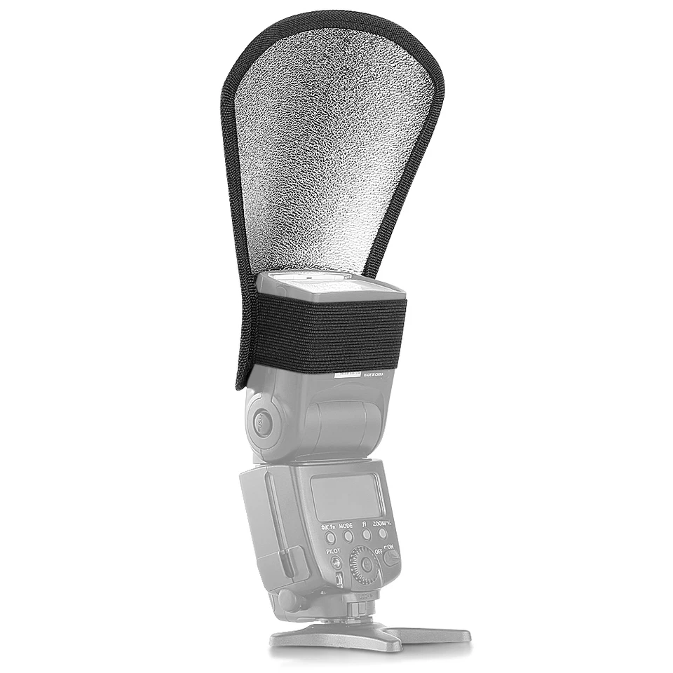 Neewer Two-Sides Flash Diffuser Silver/White Reflector for Speedlite Flash - Image 4 of 4