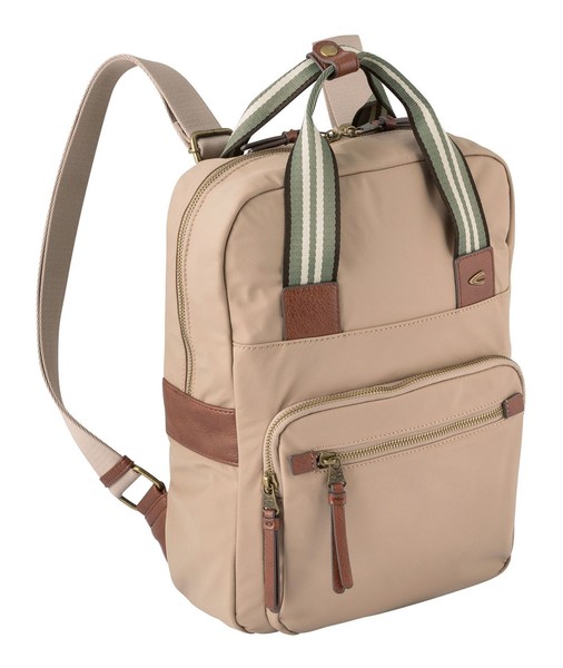 Camel Active Bari Backpack M Rucksack Rucksack Beige Beige Braun Neu-image