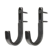 Gun Rack Shotgun Hooks Rifle Hangers Archery Bow Felt Lined Wall Mount Storage