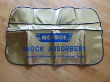2 NOS Vintage Monroe Shock Absorber Fender Cover Gold Metallic