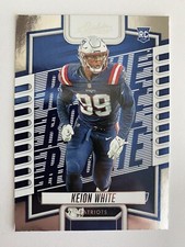 2023 Panini Absolute Football #170 Keion White - Silver Foil Rookie Card RC. rookie card picture