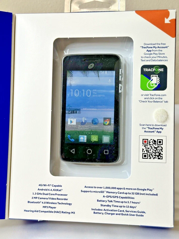 Tracfone Alcatel Onetouch Pixi Glitz 4G Android Smartphone A463BG - BRAND NEW! - Image 3 of 4
