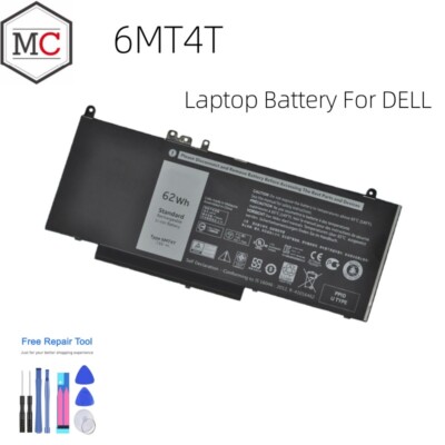 New 6MT4T 7V69Y 79VRK Battery for Dell Latitude E5470 E5570 Precision M3510 62Wh