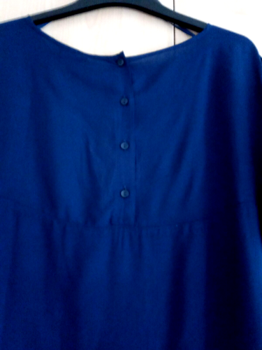 New M&Co Size 12 Navy/Red Blouse Top - Picture 4 of 6