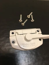 Weather Shield Double Hung Sash Lock and Keeper with Screws, Universal.