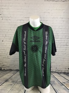 black and green celtic top