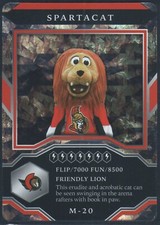 Mascot Gaming Card M-20 Spartacat 2021-22 Upper Deck MVP Hockey