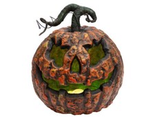 Animated Light-Up Jack-O-Lantern Man Halloween Prop Pumpkin Lantern Figure Decor