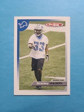 STANLEY WILSON 2005 TOPPS TOTAL RC ROOKIE FOOTBALL CARD # 501 G5171. rookie card picture