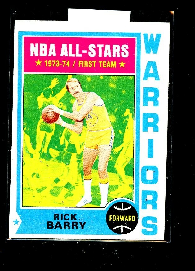 1974-75 TOPPS #50 RICK BARRY WARRIORS VG+ E04759