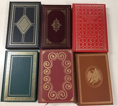 Collectible Beautiful Books Decor - Some Leather/Gilt - Choose from 30+ titles